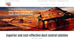 Desktop Screenshot of globalroadtechnologydustcontrol.com